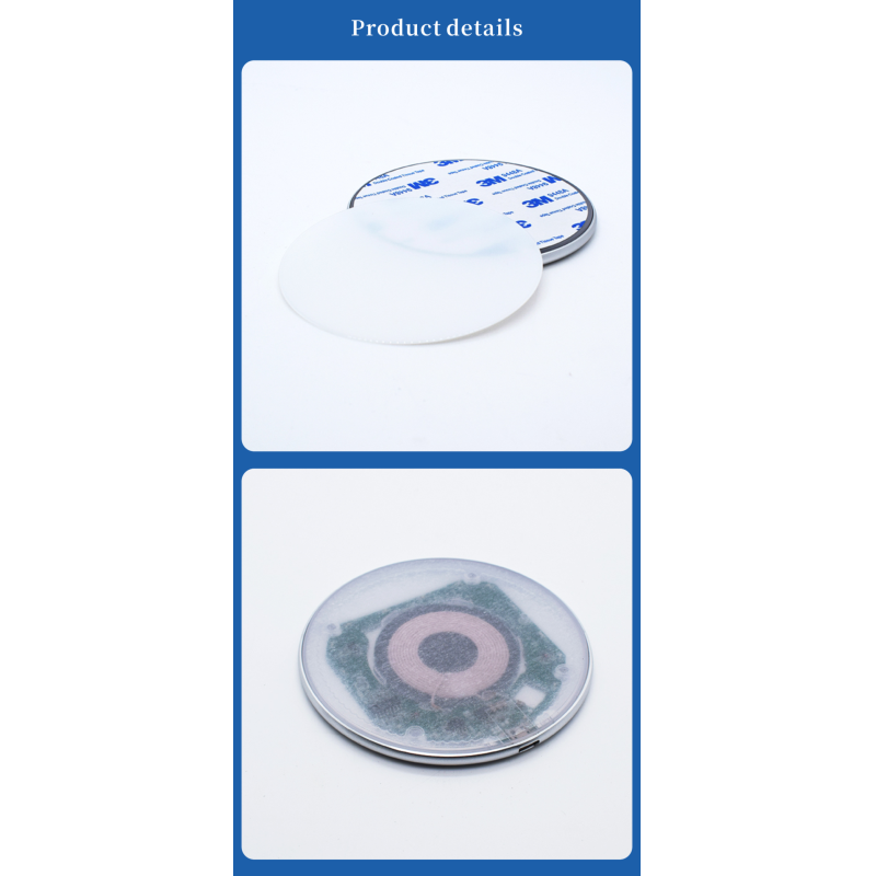 ZELOYAUT Sublimation Wireless Charger Custom Logo 15W Super Fast Charging Pad DIY Sublimation Wireless Phone Charger Blanks