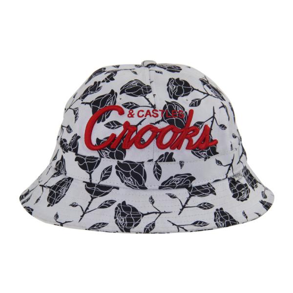 OEM 100% Cotton 6 Panel Bucket Hat Embroidery Bucket Hat Adjustable Size