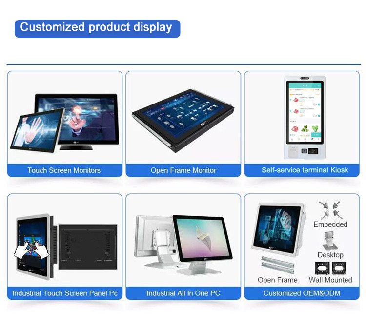 Touchscreen Self Service Kiosk POS System Ordering Machine