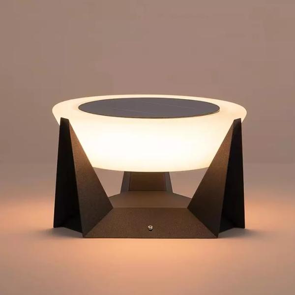 Solar Pillar Light with Support Dimmer Long Lifespan and Working Time hours of 50000