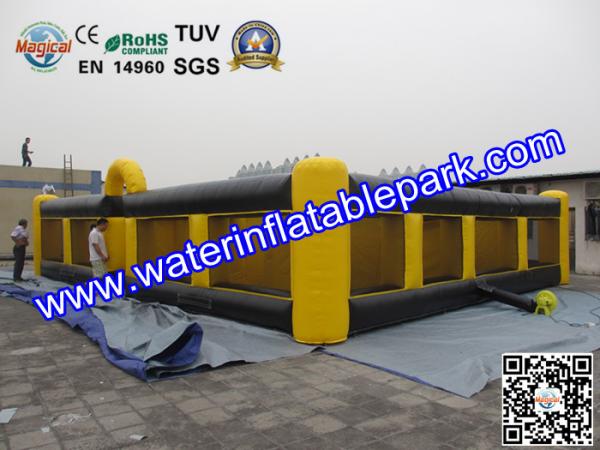 Laser Tag Inflatable Maze Hire / Inflatable Maze For Amusement Park