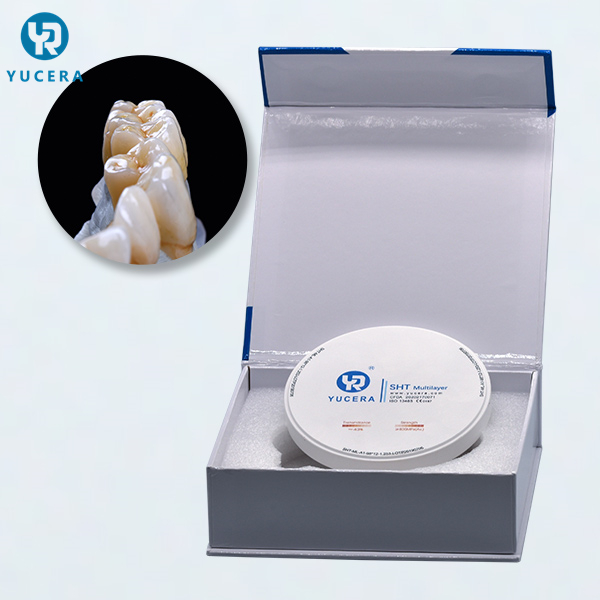 Blocos multilayer do zircônio de 900MPA 98x10mm para coroas dentais