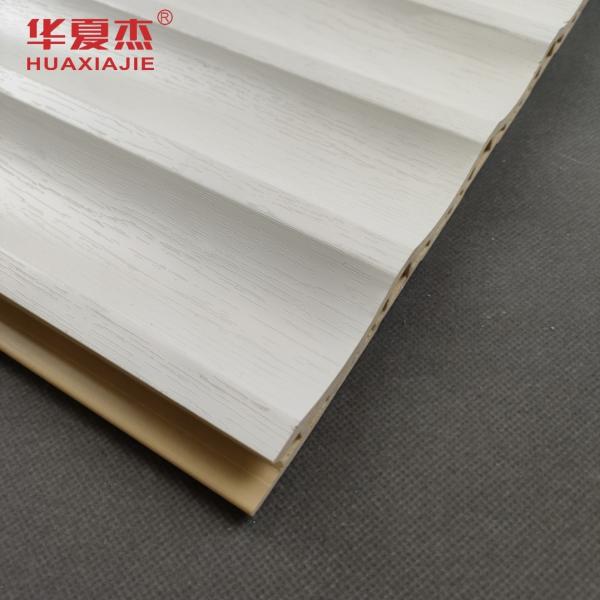 275mm X 9mm Weatherproof WPC Wavy Wall Panel With White Color
