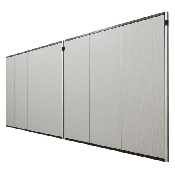 Movable Acoustic Partition Wall with Magnetic Seal Dupont POM Roller and 56dB Sound Insulation