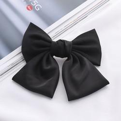 Large Butterfly Decorative Hair Clips Accessories Satin Fabric Ribbon Bows Clips Girls