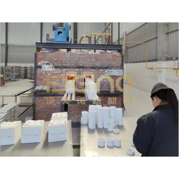 Однокомпонентная алюминиевая керамическая труба Белое керамическое кольцо