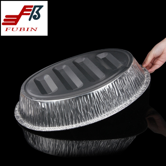 Waterproof Oval Aluminum Roasting Pan For Baking Indoor