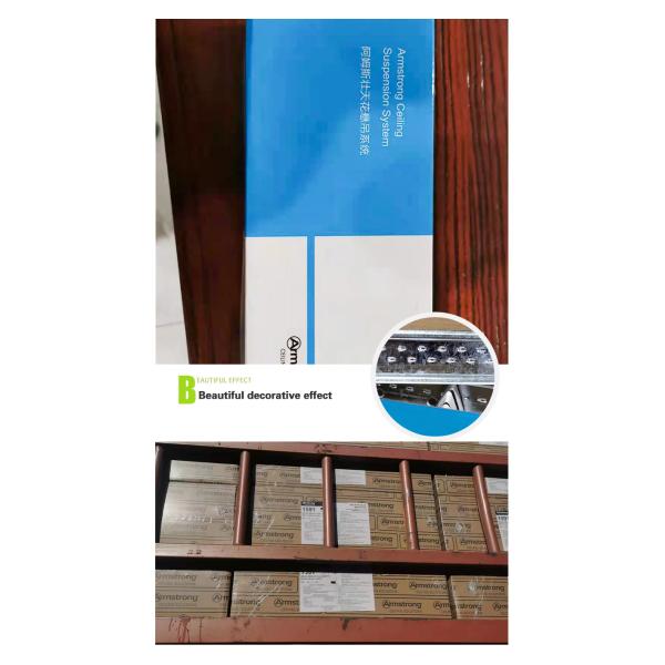 T-Shaped Steel Material Baking Paint Keel Suspended Ceiling In Traditional Design Style