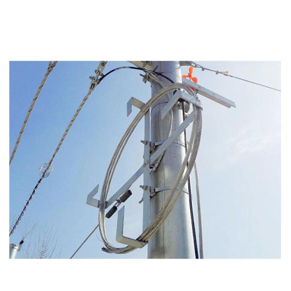 Hot Dip Galvanized Steel OPGW Cable Fittings , Fiber Cable Storage Bracket