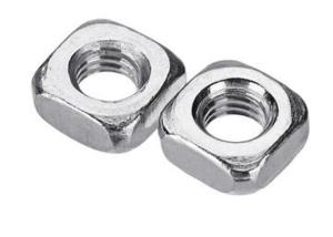 Square Nut Stainless Steel A286 A2 A4 SS304 SS316 SUS304 SUS316 Plain Polished