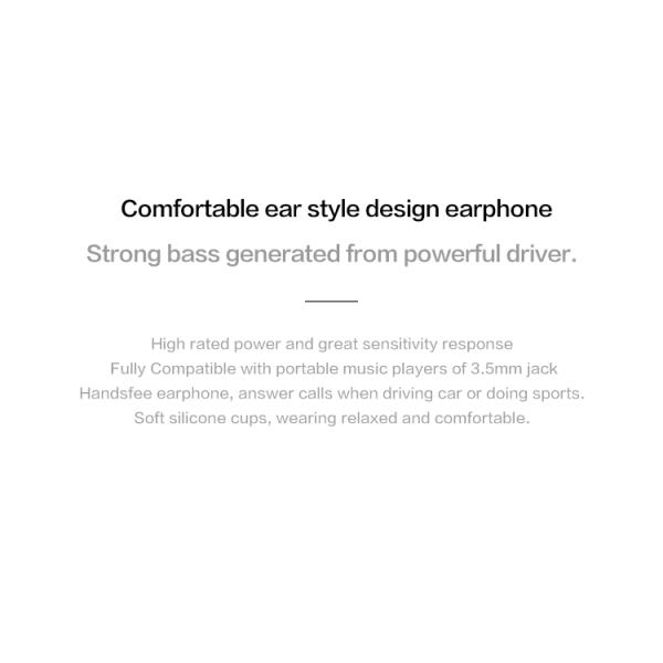 120CM Plastic Wired Earphone Round Cable Music Listening Calling