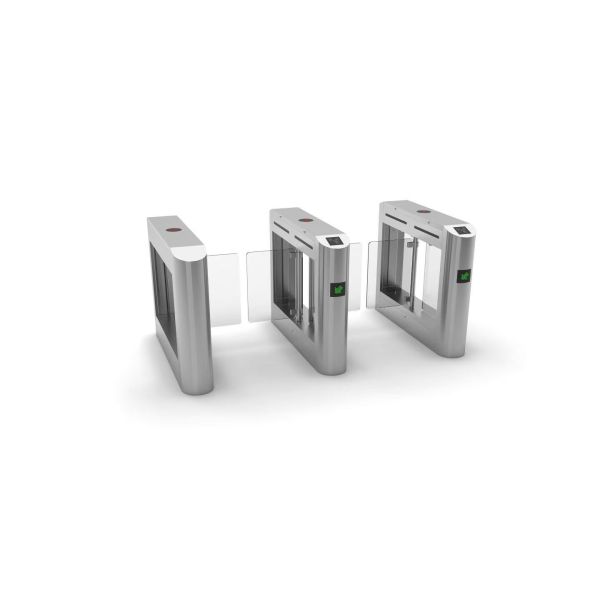 Compact Pedestrian Swing Barrier Suitable for Narrow Passageways and Tight Spaces Enhancing Security Without Obstruction