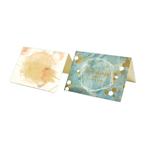 CMYK креативные мини поздравительные открытки цветные золотые фольги для детей открытки на день рождения