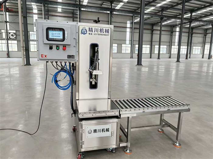 Semi-automatic Small Filling Machine with Adjustable Filling Volume, Anti-dripping Nozzle and 10-12 Barrels/Hour Speed