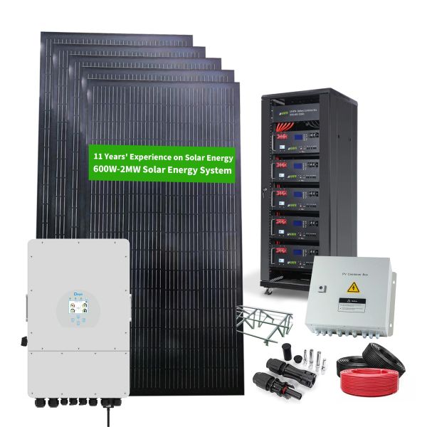 12kw LiFePO4 off Grid Solar System Complete Kit Price for Whole House Large Car Parking Solar Mounting System