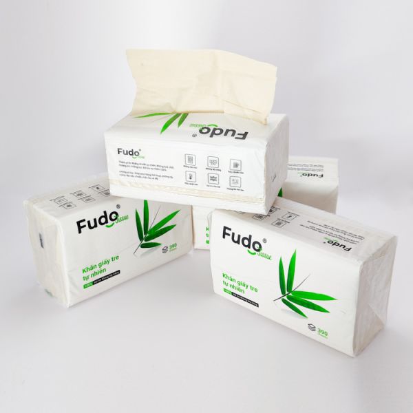 Factory customized practical 2ply bamboo pulp soft rectangular facial tissue