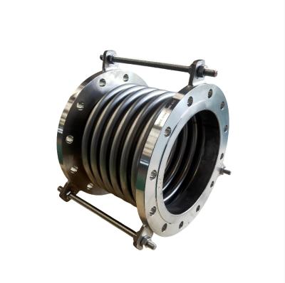Aço inoxidável 304 de alta temperatura, com flanges de expansão, com junta de expansão de borracha e metal