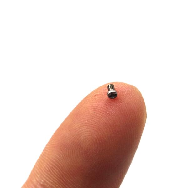 Stainless Steel Pan Head Phillips Micro Screws M0.6 to M2