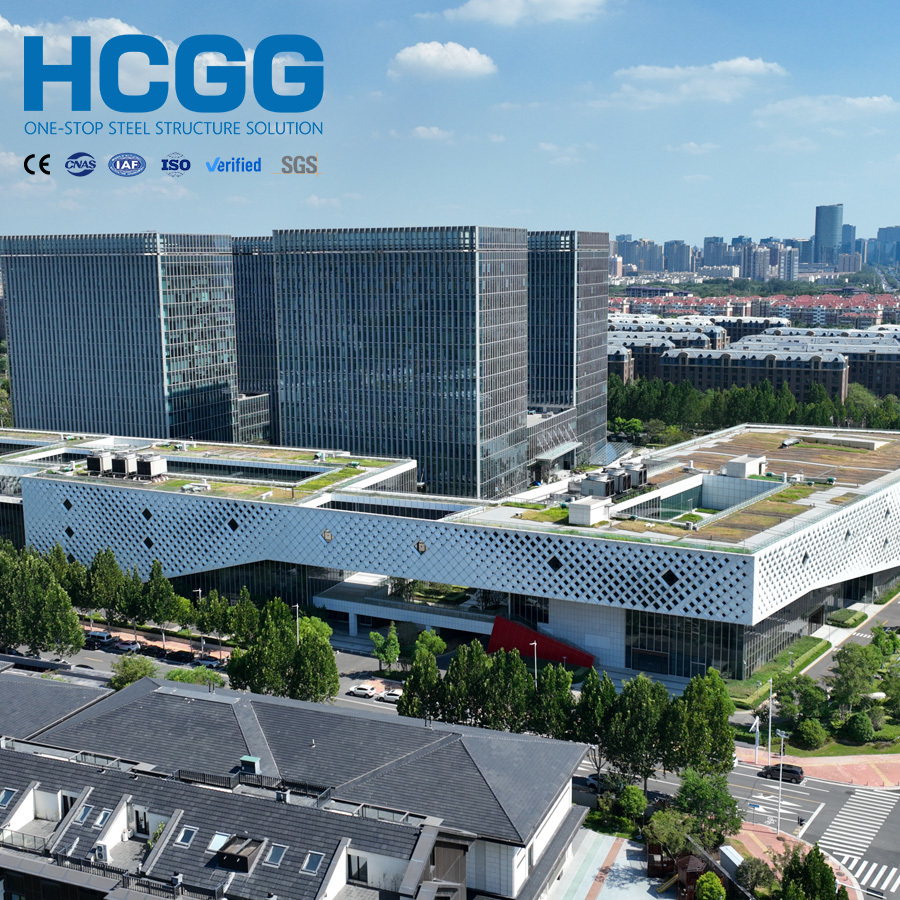  High Strength High-rise Steel Structure Building Prefabricated Super High-rise Commercial Steel Frame Project