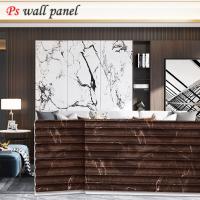 PS Paneles de pared Material de poliestireno 3D Panel de pared WPC Diseño de lujo
