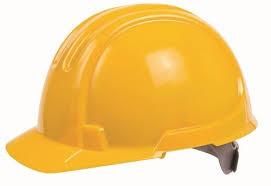 Capacetes de segurança da construção do elevado desempenho, capacete amarelo da construção