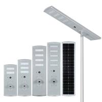 Safety 100w, 200w, 300w Integrated Solar Outdoor Lamps, Waterproof One-piece LED Street Lamps