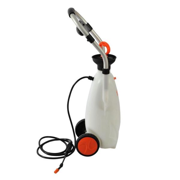 Portable 12L pressure eyewash equipment, portable emergency ABS eye wash station