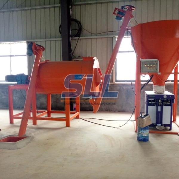 Multi Ribbons Dry Mix Mortar , Dry Powder Ready Mix Dry Mortar 3300X2150X2200mm
