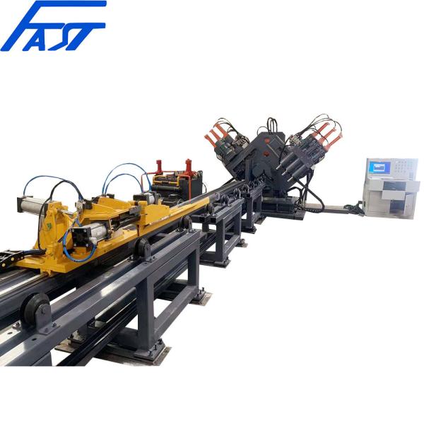 China Manufacturer CNC Iron Angle Tower Punching Cutting Production Line JX2532 Patent Product