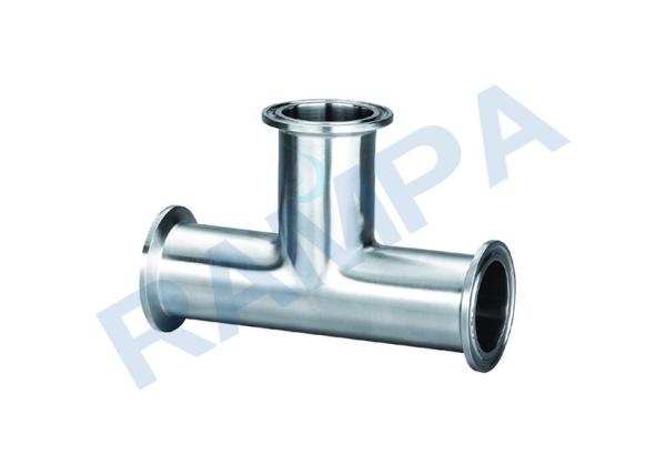 T Style Stainless Steel Weld Fittings / 304 Stainless Steel Tee For Pipe Coupling