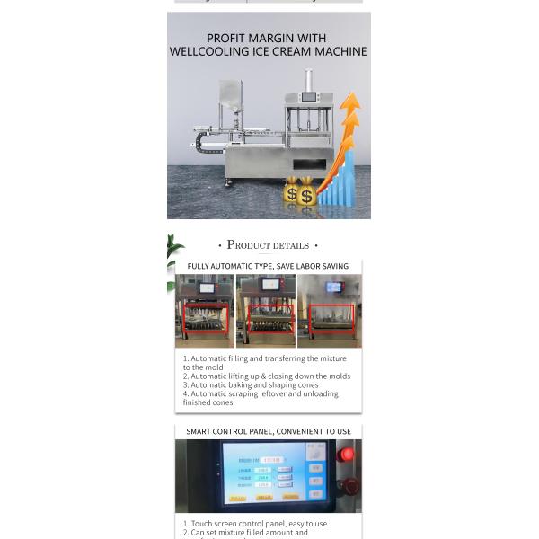 Automatic Ice Cream Cone Making Machine Waffle Machine /Ice Cream Cone Machine Price