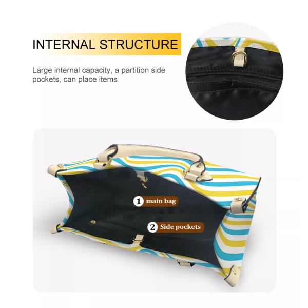 Портмоне портативного полиэстера роскошное кожаное, многофункциональная кожаная сумка Tote