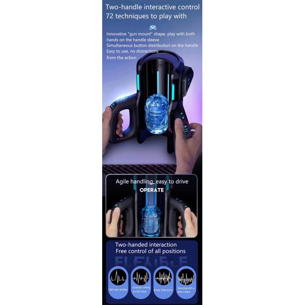 Male Automatic Masturbation Machine Telescopic Thrusting Aircraft Cup