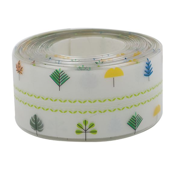 Bath & Kitchen PVC Self-Adhesive Sealant Strip Pressure Sensitive Acrylic Caulk Tape for Shower Tile Sealing