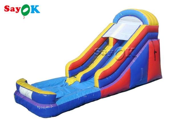 Glissière gonflable de piscine de PVC d'eau de glissières d'arrière-cour de terrain de jeu adulte gonflable extérieur d'enfant