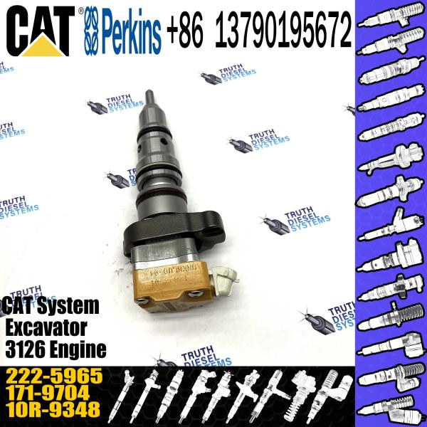 Injetor de combustível 2225965 do injetor de combustível 10R-9348 do motor diesel 222-5965 para o motor do CAT 3126E 3126B