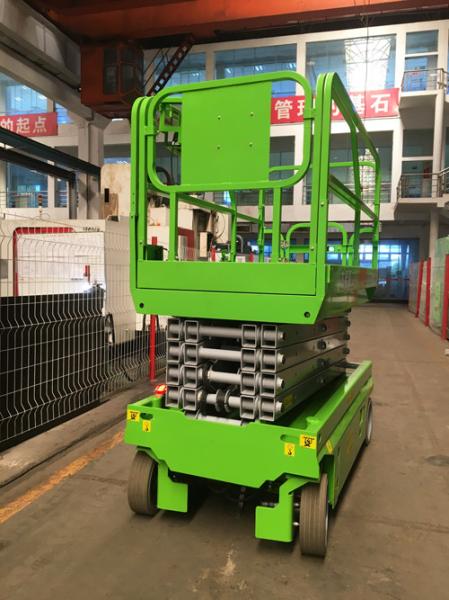 Hydraulic Scissor Lift Working Height 12m Mobile Elevate Work Platform For Airport