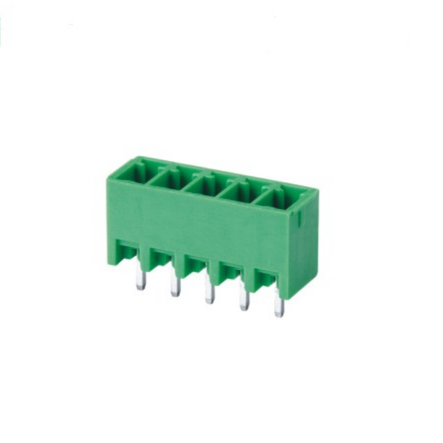 Доска терминального блока заголовка PCB Pin блока терминала 2 до 24 PCB зеленого цвета HQ15EDGVC-3.5/3.81 электрическая