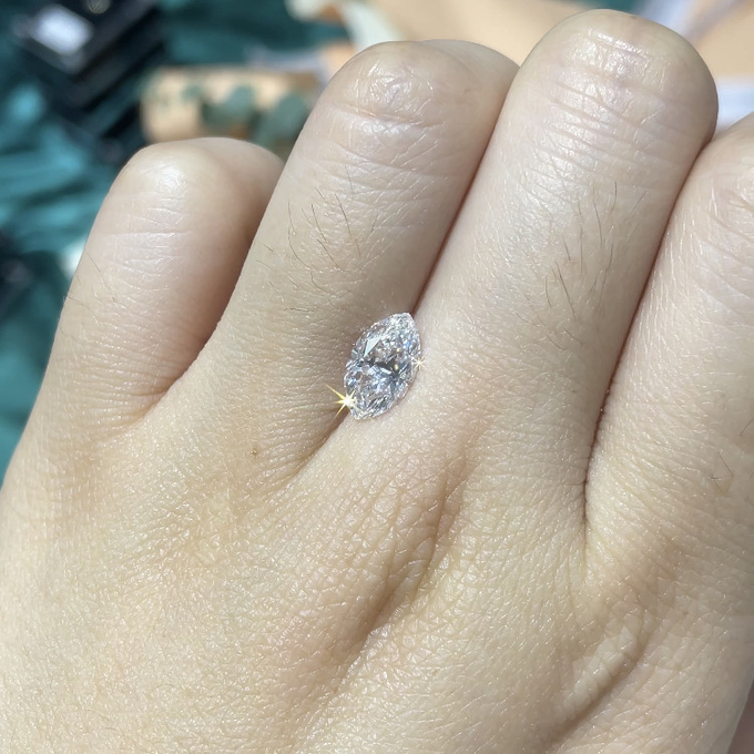 10 Моха Белый маркиз СВД Лаборатория выращенный алмаз 2ct ~ 2.99ct IGI сертифицированный