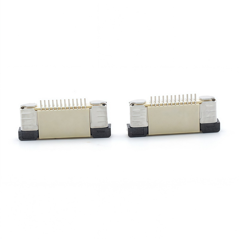 0.5mm Pitch 2.0mm Height Full Housing ZIF Type FPC Connector (Top / Bottom Contact)