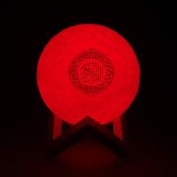Haut-parleur de Quran de lampe de contact de la lumière 8GB 3D de nuit de SQ168 15cm
