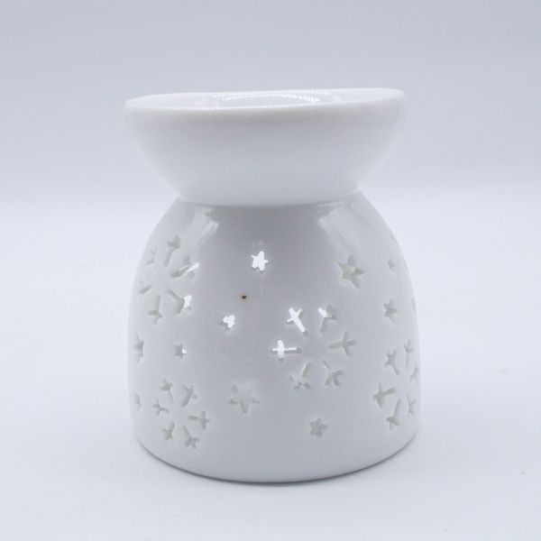 Factory Wholesale Customize Ceramic Candle Holder Wax Melt Burner Melter Warmer Essential Oil Burner Incense Aroma Diffuser