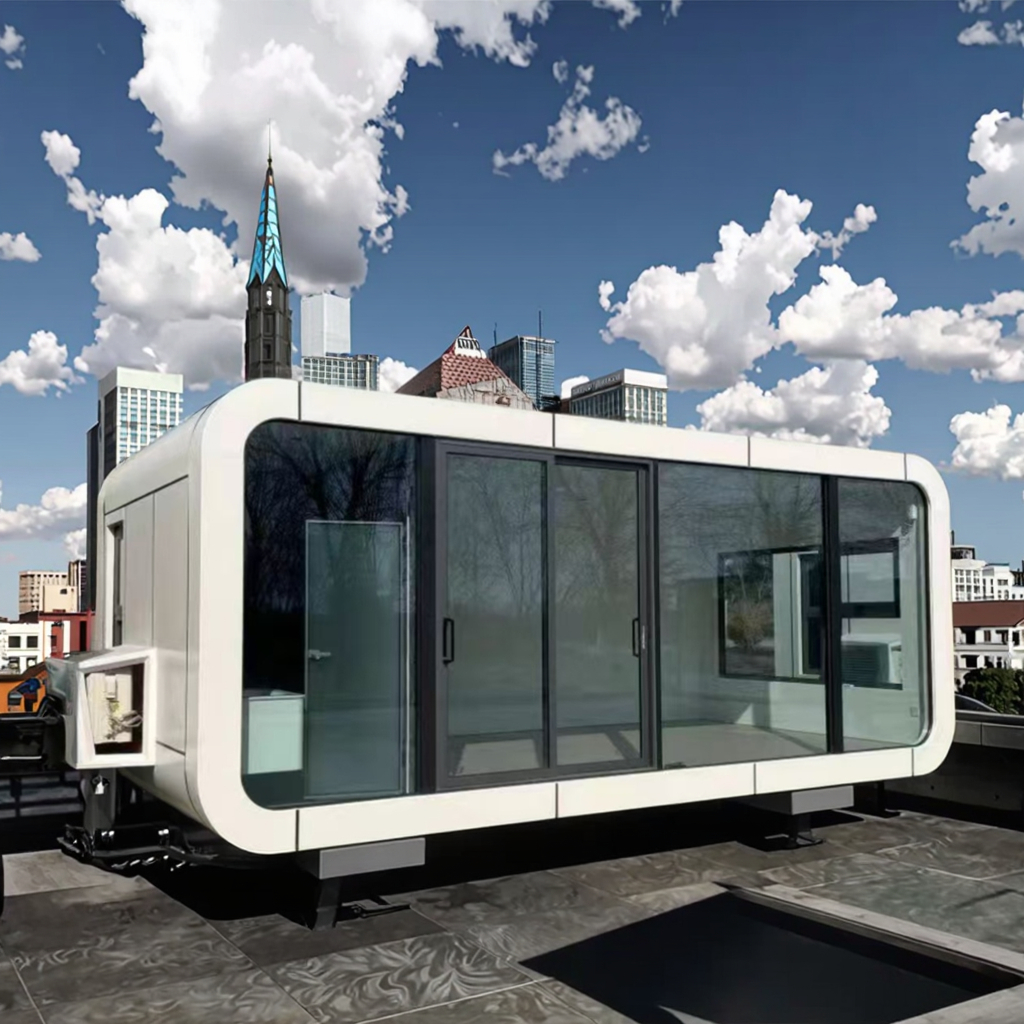 Waterproof Prefab Tiny Container House Made China Movable Office Cabin for Hotels Unused Land Wooden Houses for Villas Steel