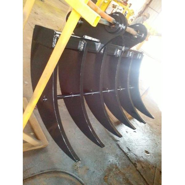 Excavator Attachments Brush Rake Q355B Hitachi EX200 EX350 Excavator Brush Rake