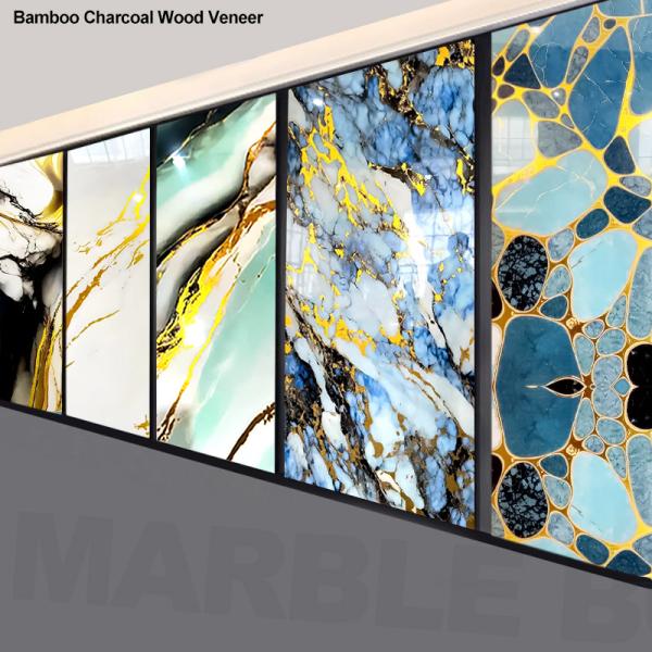 Bamboo Charcoal Bamboo Wood Fiber Marble Wallboard Interior Decorative Panel