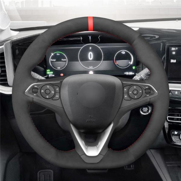 Mewant vegan suede steering wheel cover for Holden Commodore Astra Calais 2018-2020 popular auto interior accessories