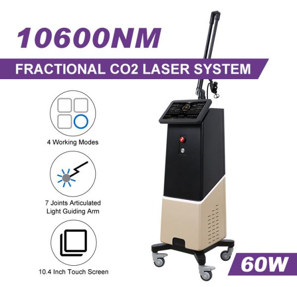 ZGV13-03 2024 Powerful Ultra 10600nm Co2 Fractional Laser Wrinkle Remover Skin Resurfacing Machine