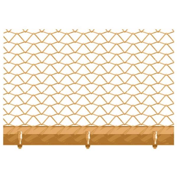 Drapery занавеса сетки нержавеющей стали 1.2m гибкий спиральный сплетенный