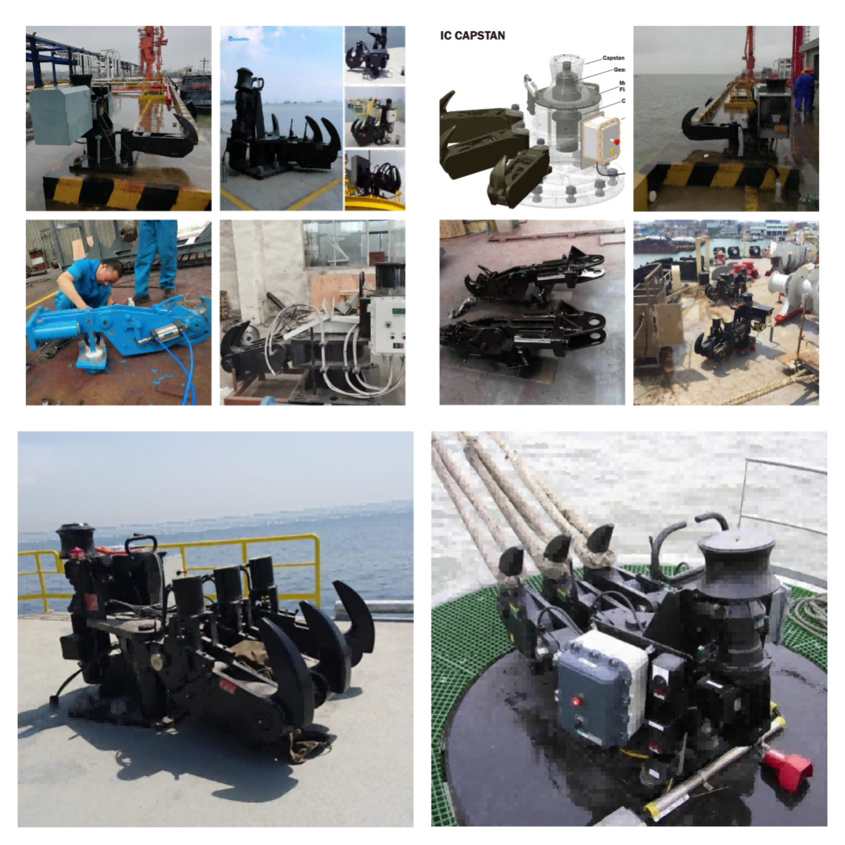 морской буксируя морской пехотинец крюка быстрого выпуска корабля крюка 100T телескопичный одиночный двойной