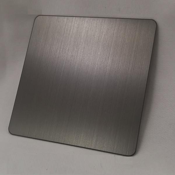 Colored Hairline Matt Stainless Steel Plate Customized Size